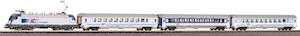 PIKO    Taurus + 3 IC cars PKP A-Track w. Railbed 97931